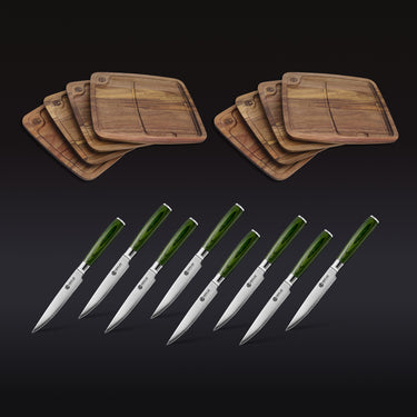 Steak Knife & Bistecca Plate Set, 16-pc (Green)