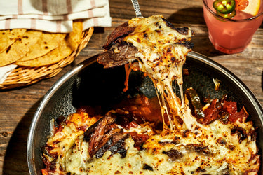 Cheesy Tacos Norteños Skillet
