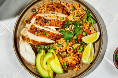 Lemon Butter Chicken in All Clad Stainless Steel Frying Pan