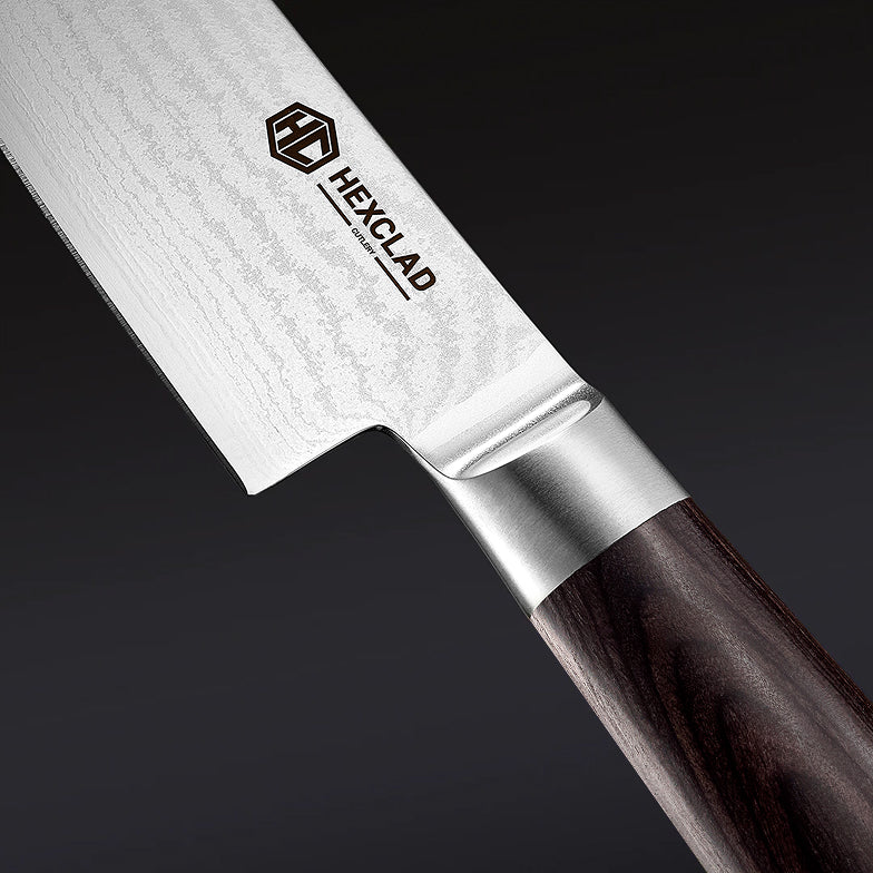 Damascus Steel Starter Knife Set, 2-pc (Espresso)