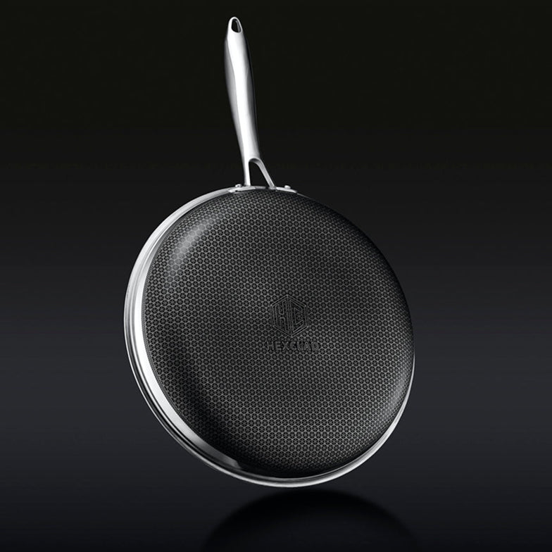 Hybrid Fry Pan with Lid, 12"