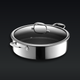 Hybrid Deep Sauté Pan/Chicken Fryer with Lid, 7-Qt