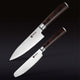 Damascus Steel Starter Knife Set, 2-pc (Espresso)