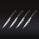 Damascus Steel Steak Knife Set, 4-pc (Espresso)