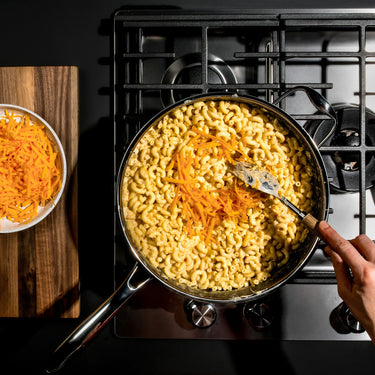 Hybrid Deep Sauté Pan with Lid, 4.5-Qt