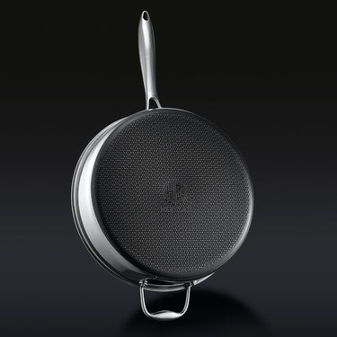 Hybrid Deep Sauté Pan with Lid, 5.5-Qt