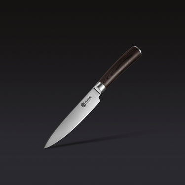 Damascus Steel Utility Knife, 5" (Espresso)