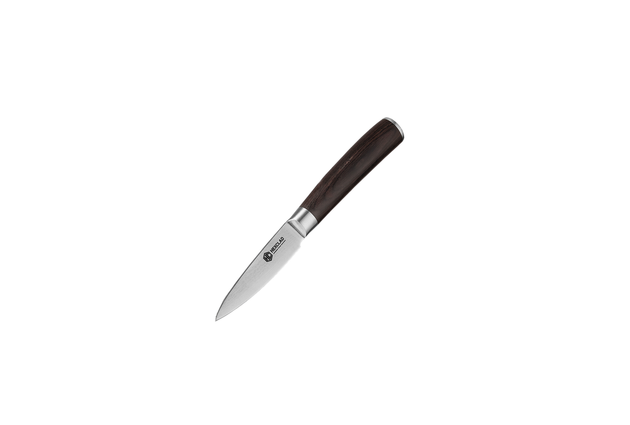 Damascus Steel Paring Knife, 3.5" (Espresso)